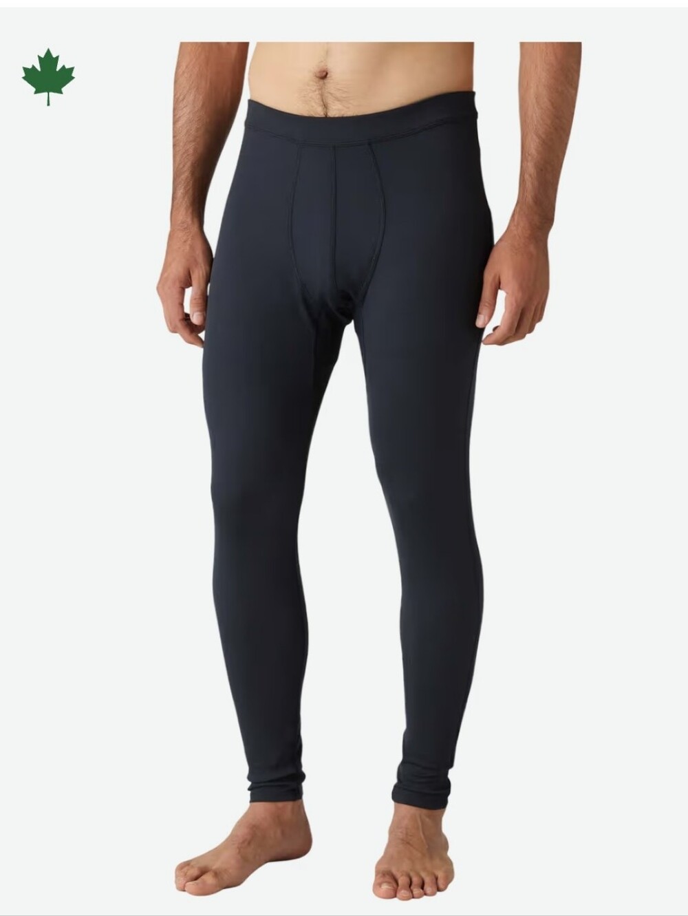 MEC Polartec Black Thermal Base Layer Pants
